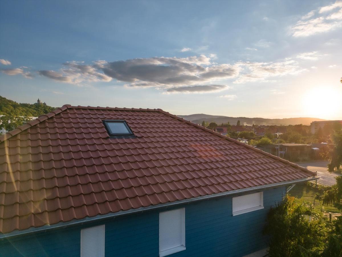 Blaues Ferienhaus Wernigerode Exterior foto