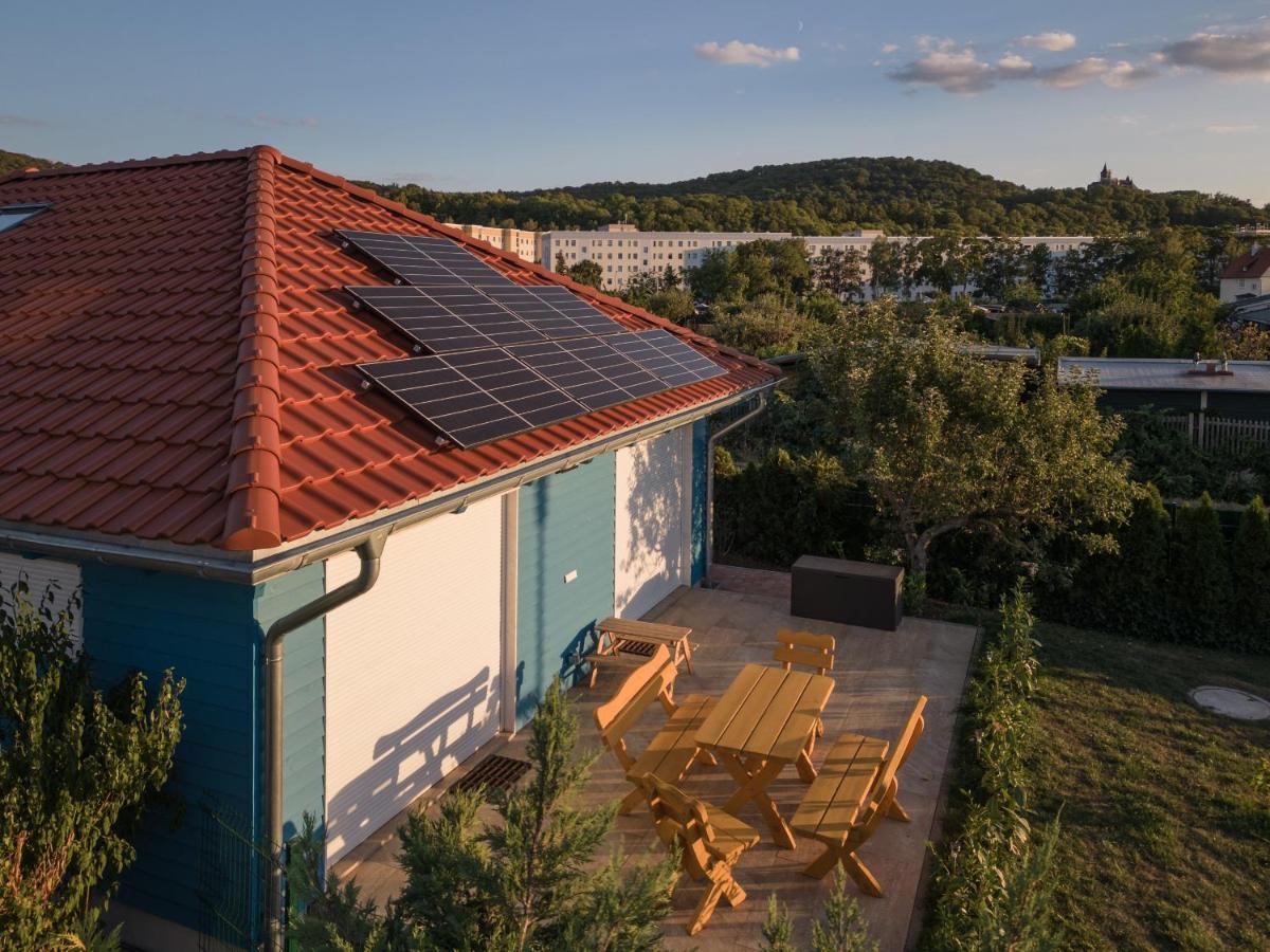 Blaues Ferienhaus Wernigerode Exterior foto